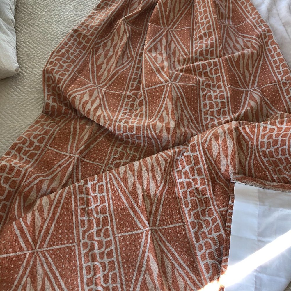 Custom Drapery Native/Modern/Tribal Motif